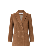 Oria Suede Dickey Jacket