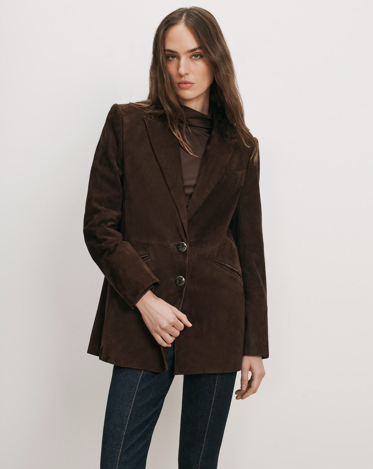 Maci Suede Dickey Jacket