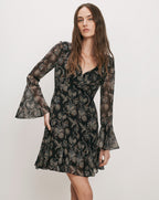 Adrienne Silk Mini Dress - Famous | Online Store