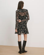 Adrienne Silk Mini Dress - Famous | Online Store