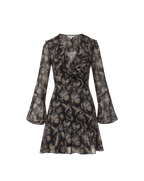Adrienne Silk Mini Dress - Famous | Online Store
