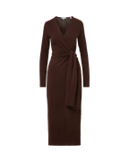 Salomez Wrap Midi Dress
