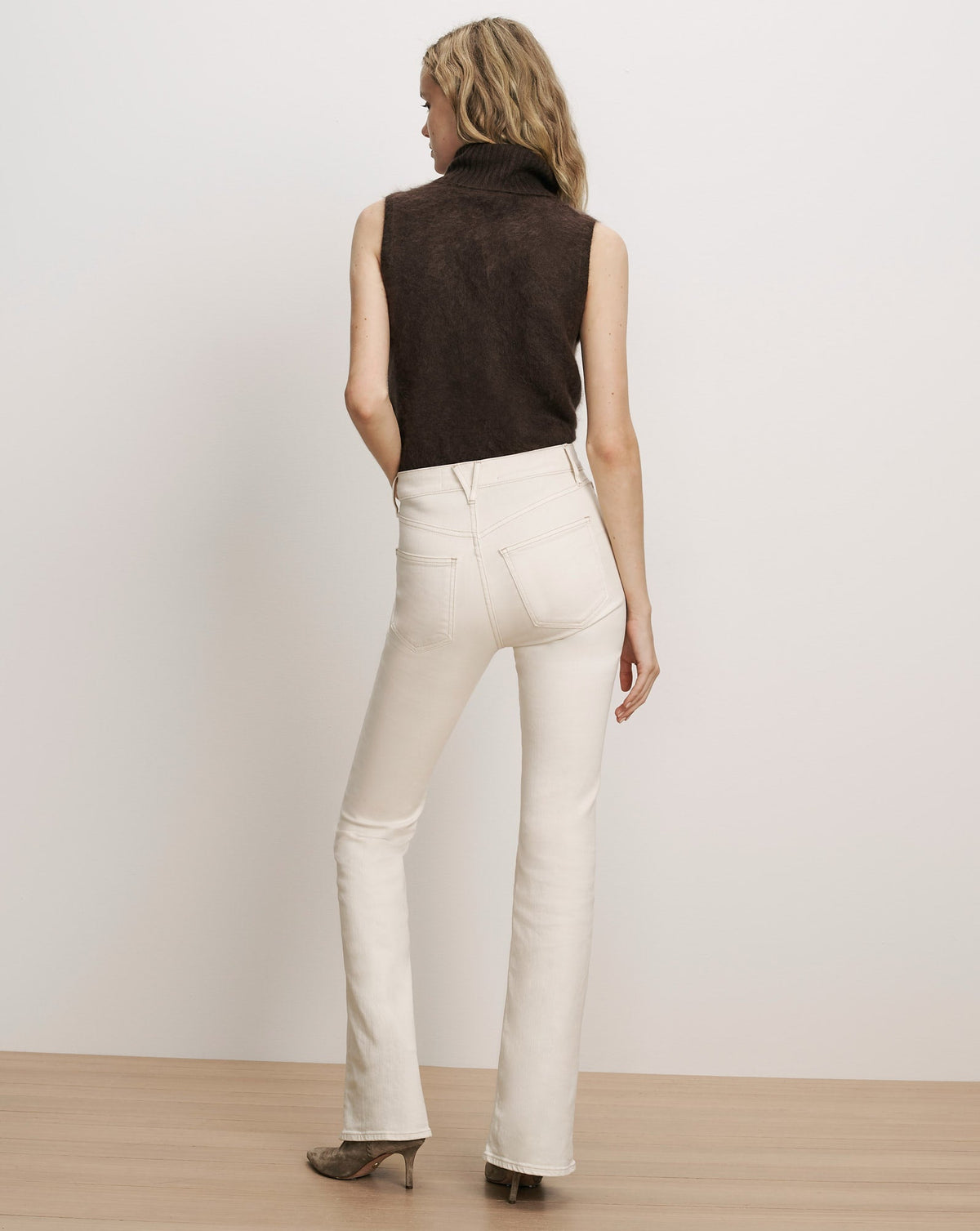 Mazzy Brushed Cashmere Sleeveless Sweater