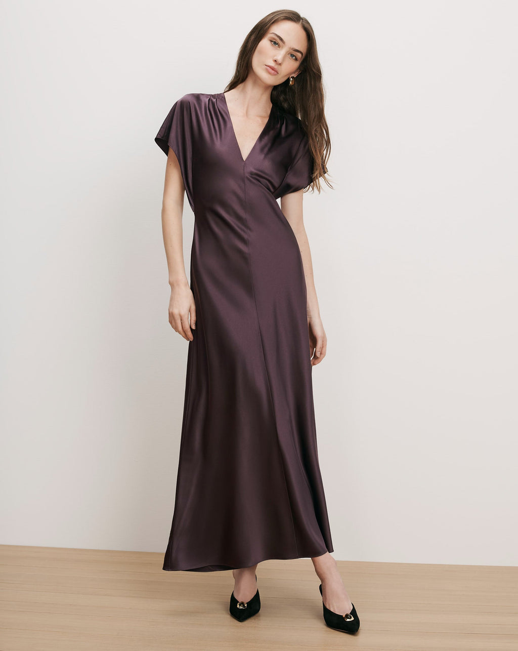Redgrave V-Neck Midi Dress