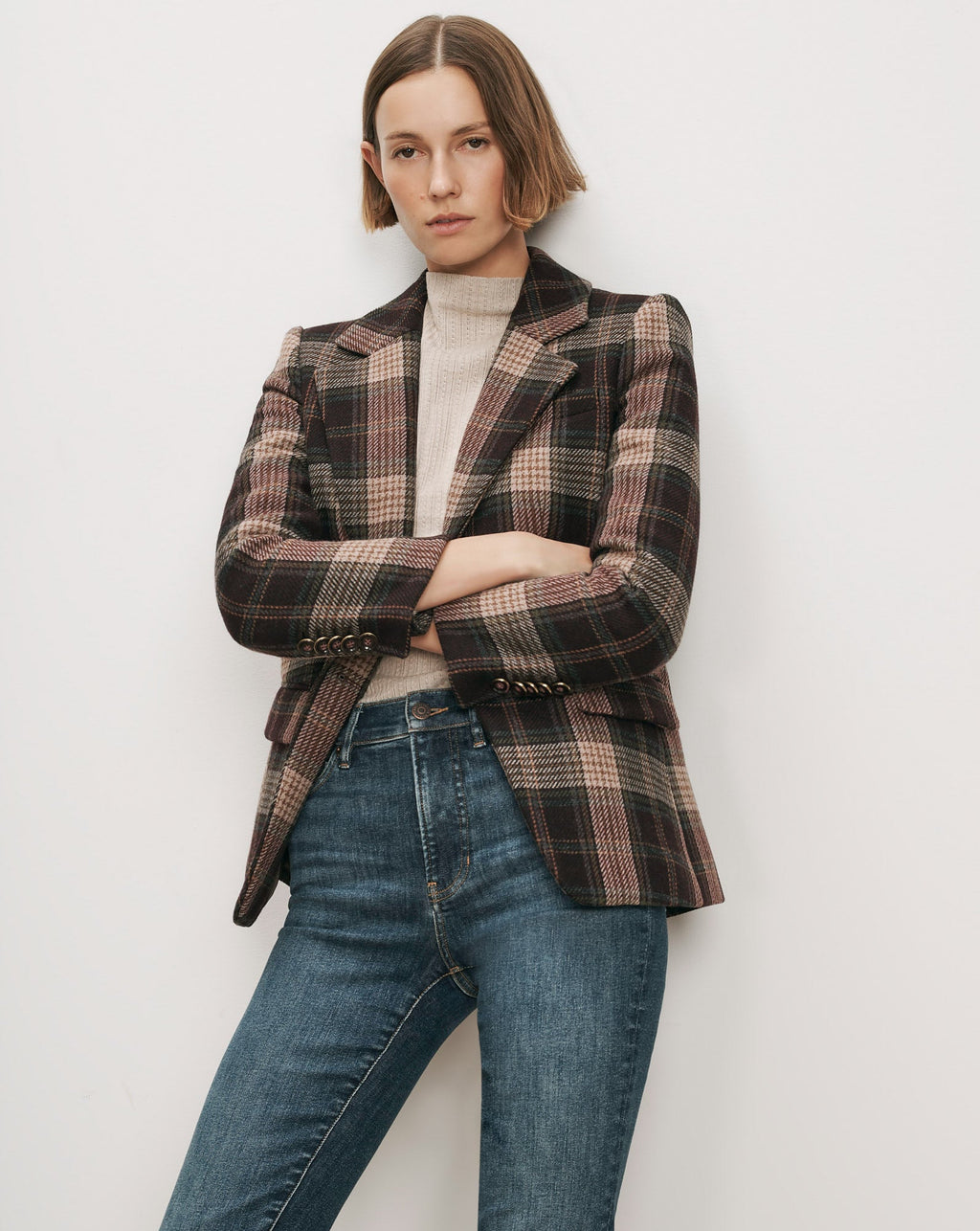Cloverfield Plaid Dickey Jacket