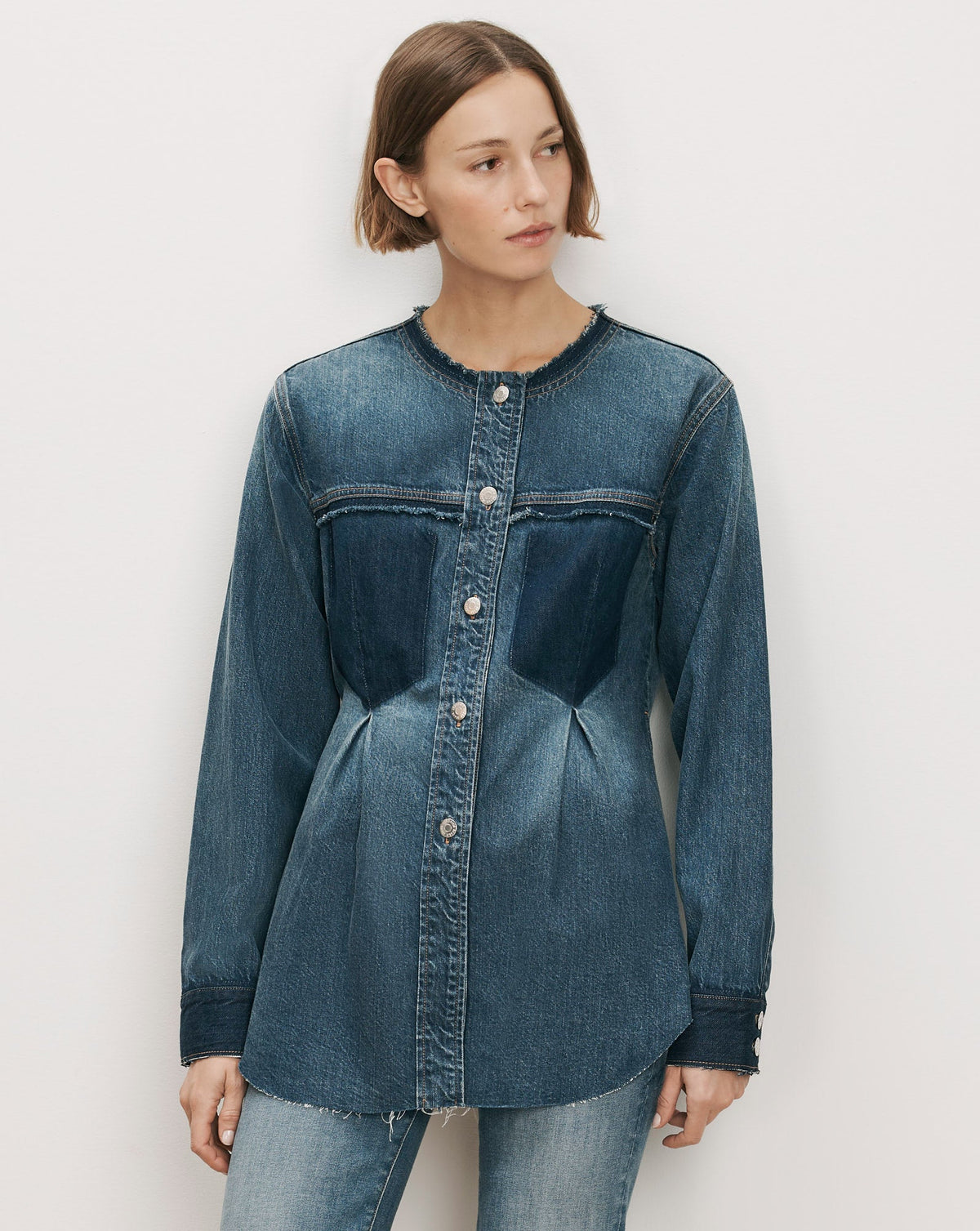 Weslia Denim Shacket