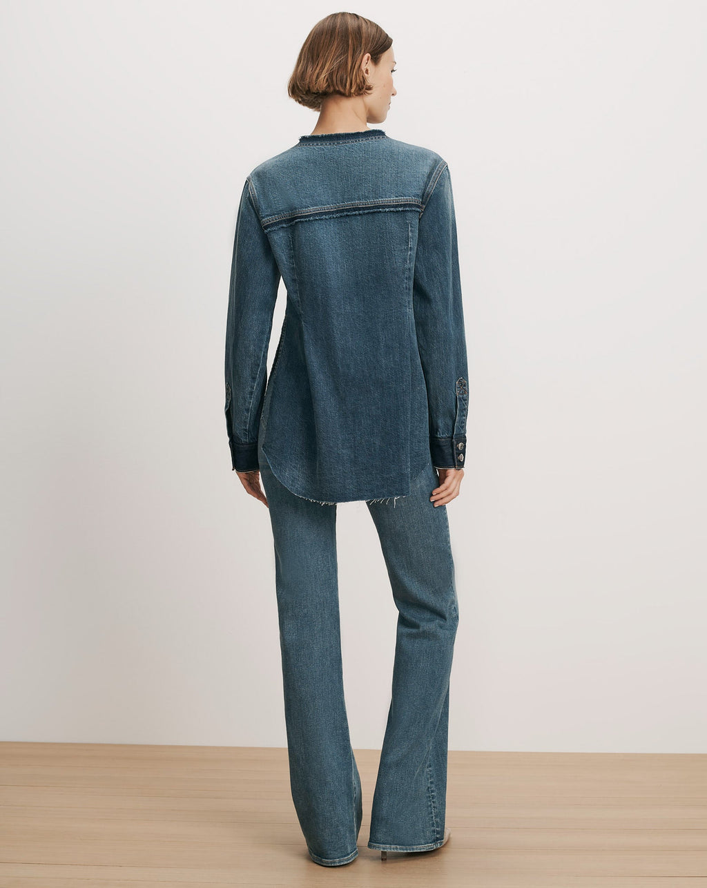 Weslia Denim Shacket