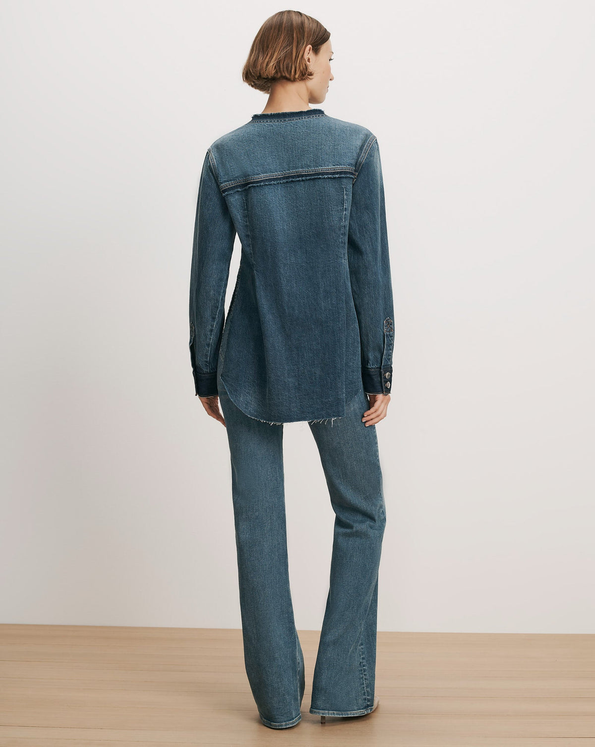 Weslia Denim Shacket