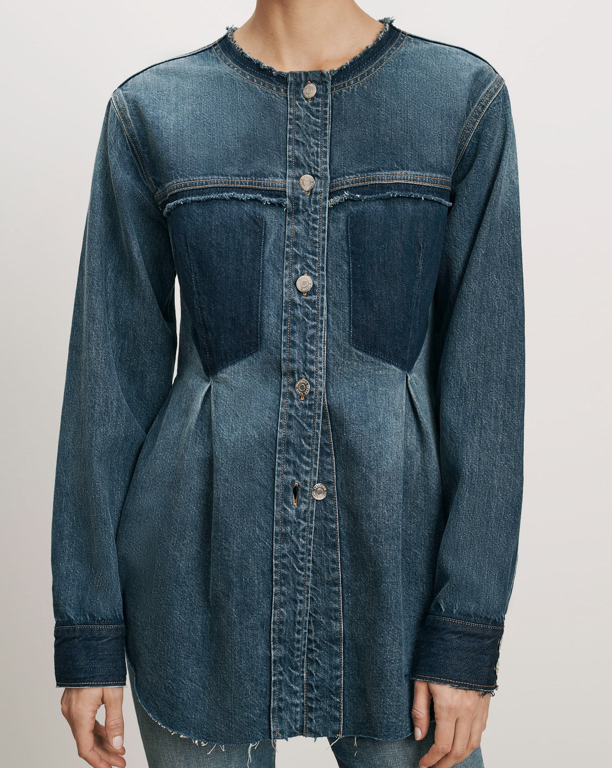 Weslia Denim Shacket