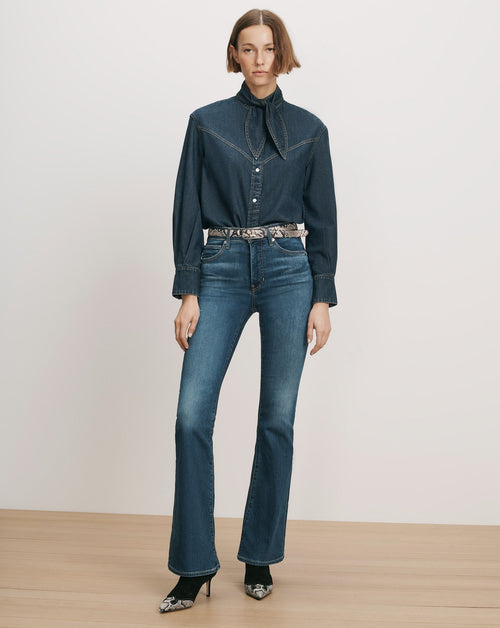 Genetta Chambray Button-Down Shirt