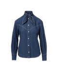 Genetta Chambray Button-Down Shirt