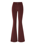 Pantalon skinny-évasé en velours côtelé Beverly