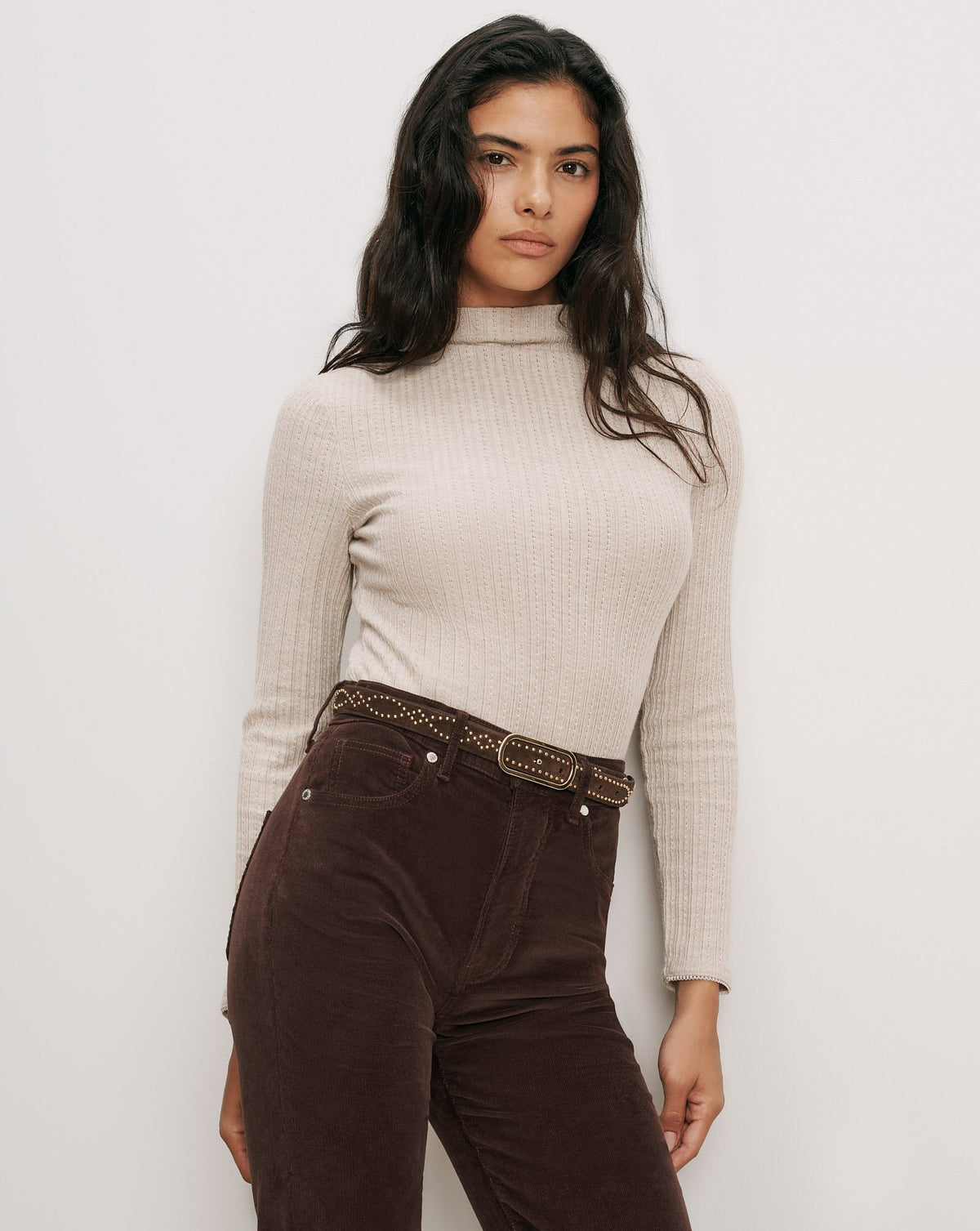 Nadja Mock-Neck Top