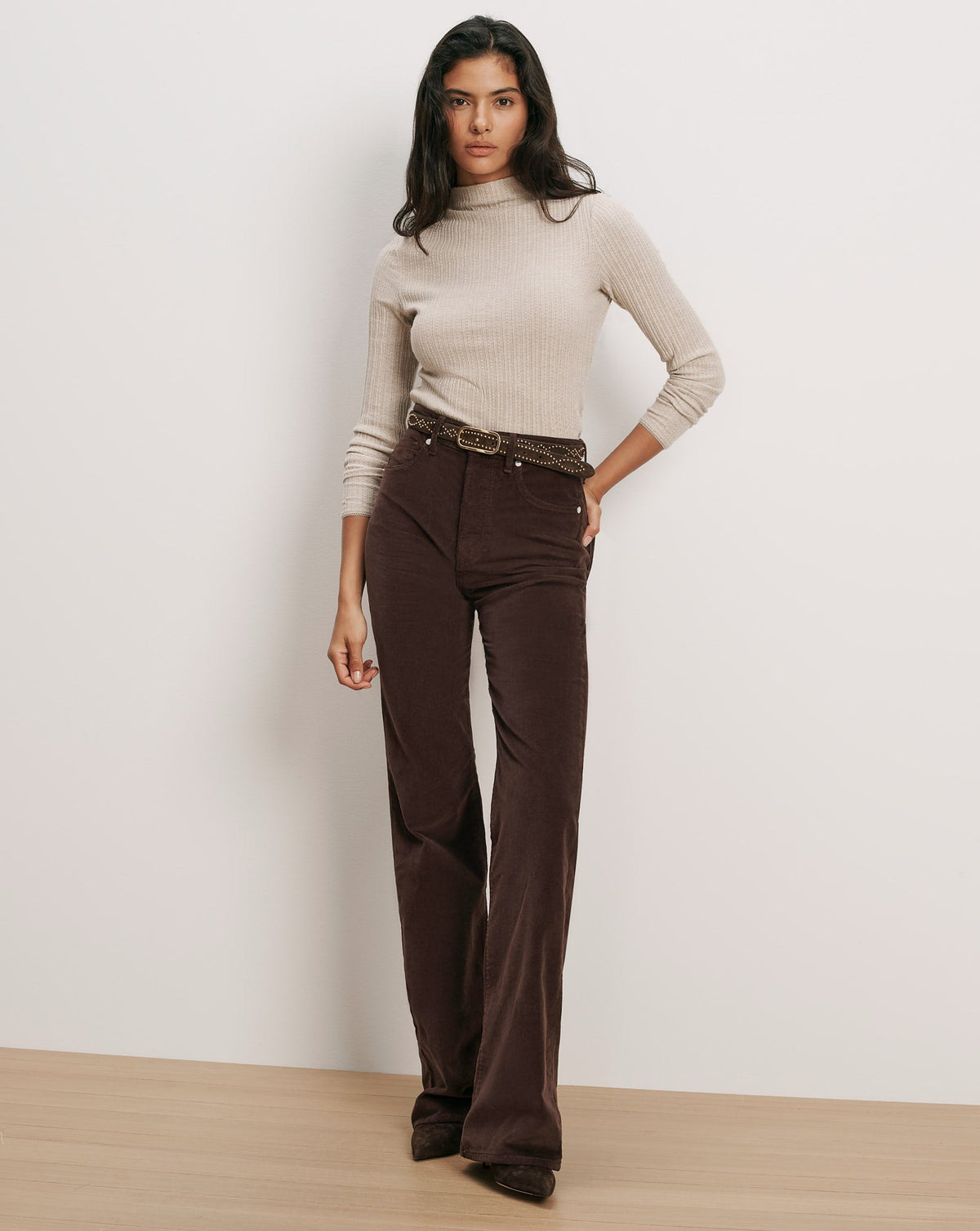 Nadja Mock-Neck Top