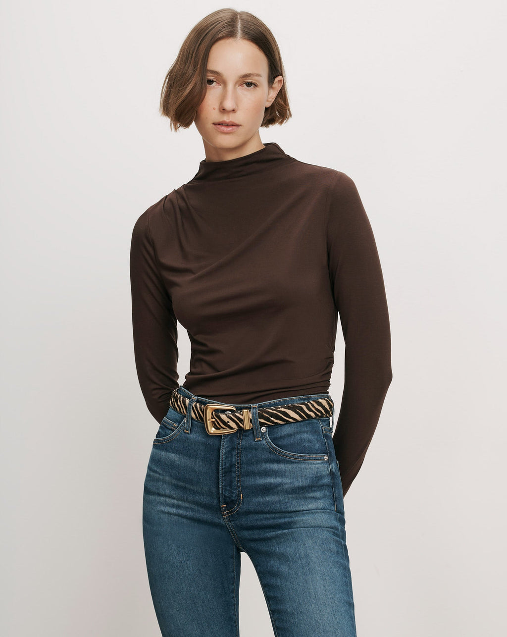Mylie Mock-Neck Top