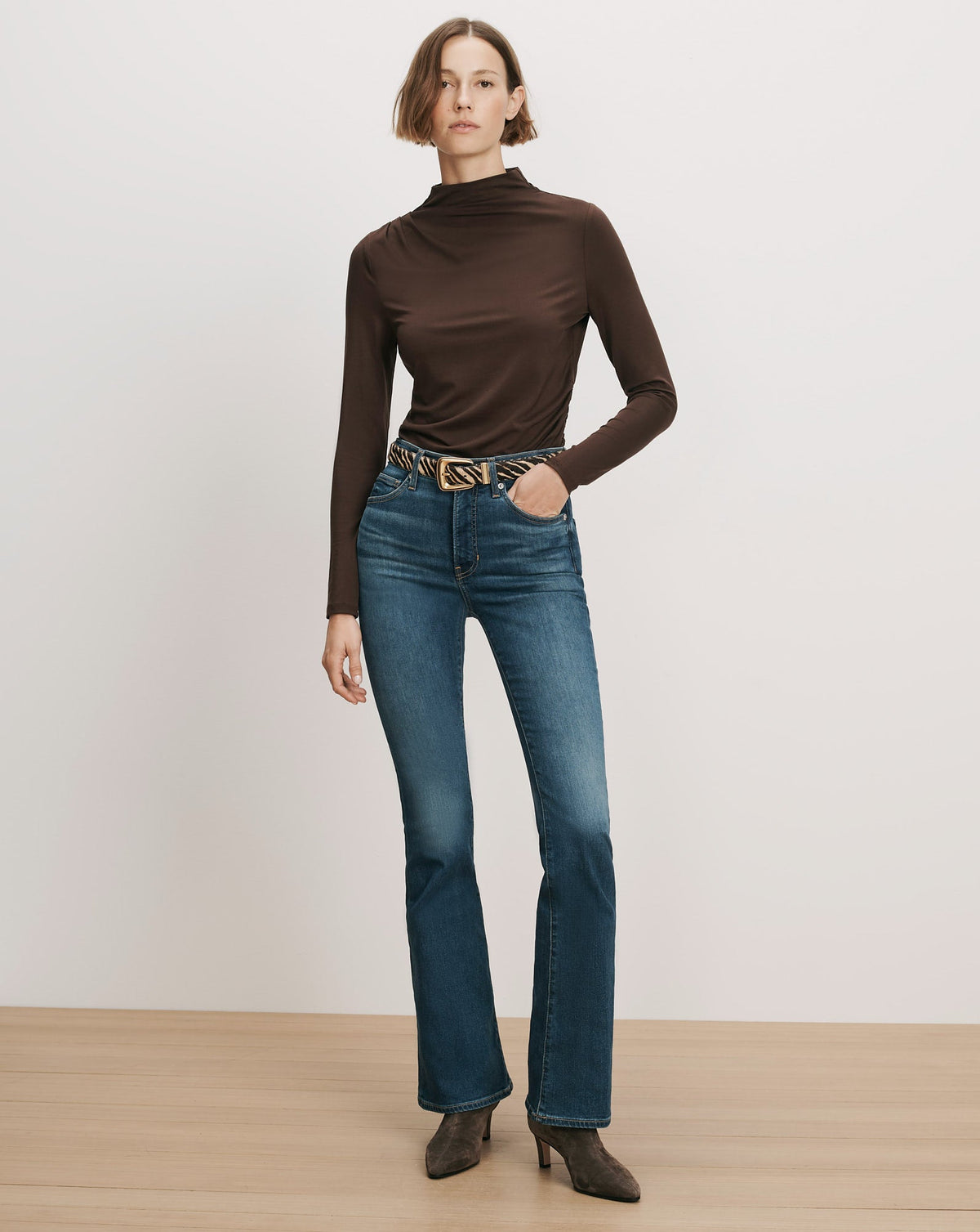 Mylie Mock-Neck Top
