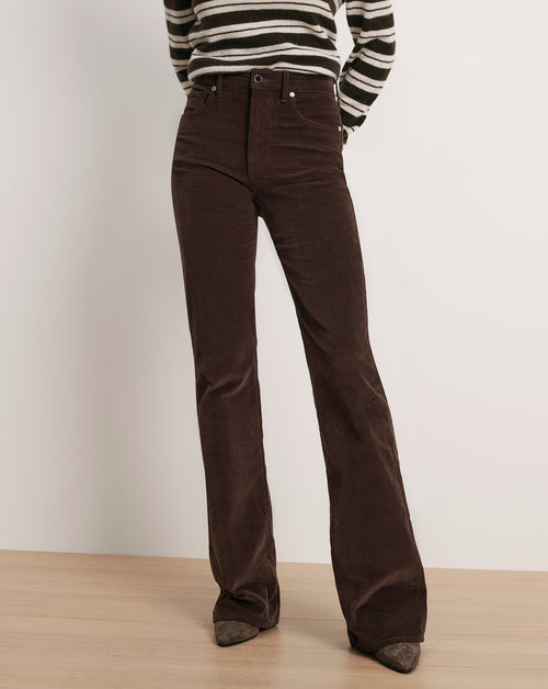 Pantalon ample en velours côtelé Crosbie