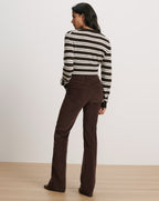 Crosbie Corduroy Slim Wide-Leg Pant