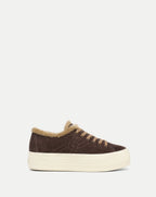 Truett Shearling Platform Sneaker