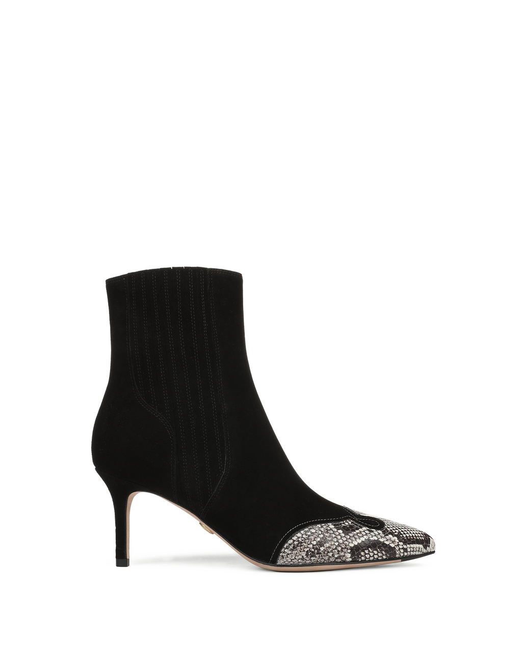 Lisa Western Mid-Heel Ankle-Boot