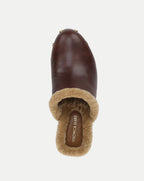 Larken Shearling Platform Clog