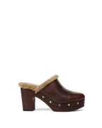 Larken Shearling Platform Clog