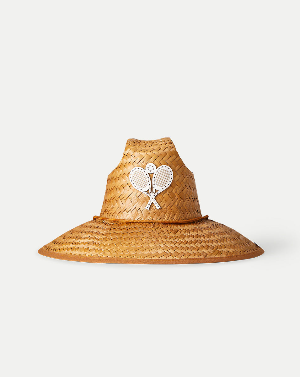 Chapeau de paille de raquette