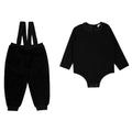 Velour Baby Overall With Model Collared Top