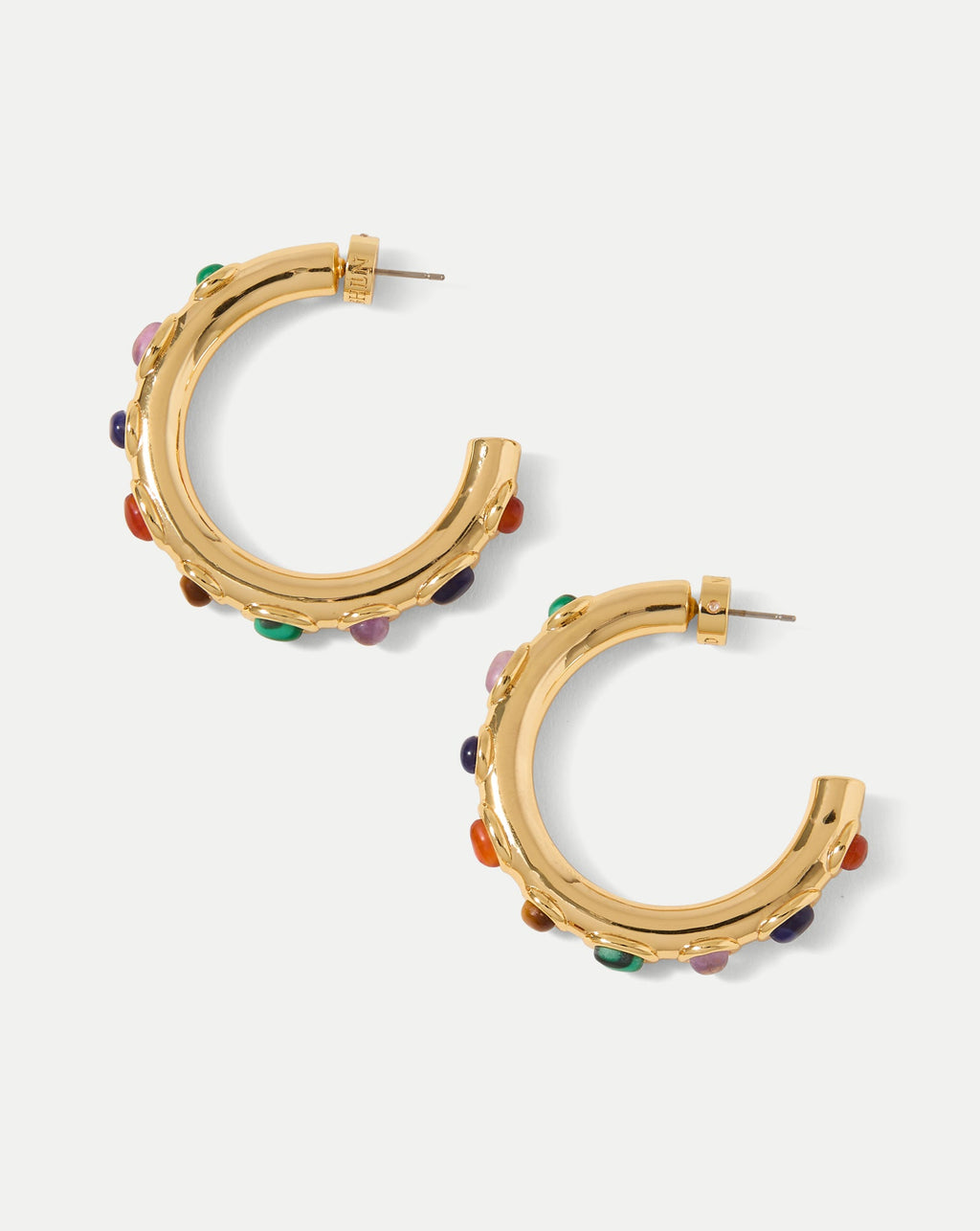 Créoles ornées de cabochons