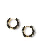 Créoles Huggie en Cristal et Émail