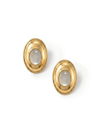 Boucle d'oreille cabochon œil-de-chat