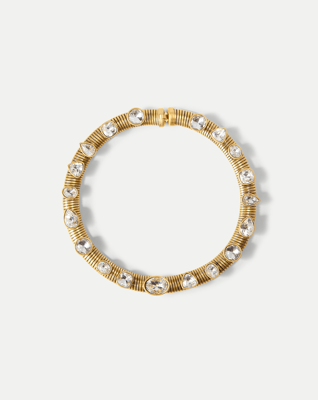 Collier ras de cou Tubogas avec cristaux