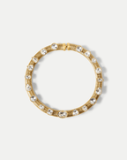 Collier ras de cou Tubogas avec cristaux