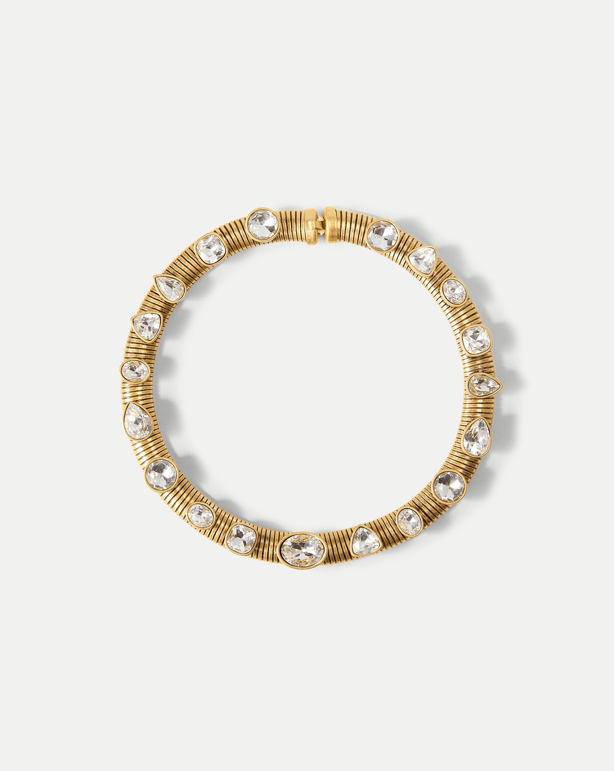 Crystal Tubogas Collar Necklace