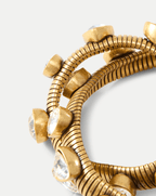 Collier ras de cou Tubogas avec cristaux