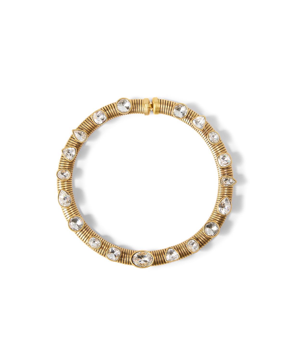 Crystal Tubogas Collar Necklace