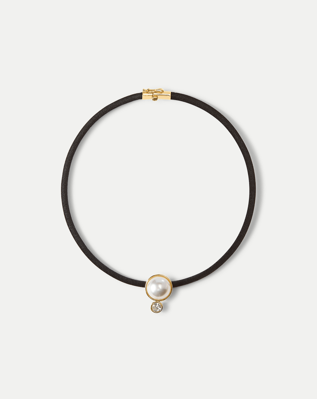 Pearl Pendant Cord Necklace