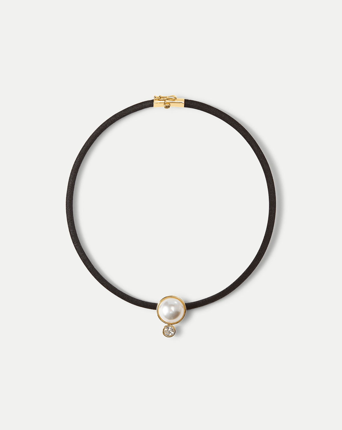 Pearl Pendant Cord Necklace