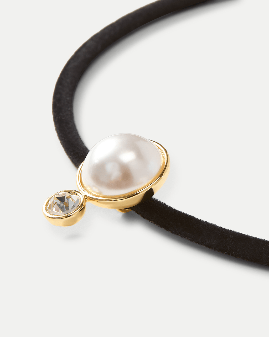 Pearl Pendant Cord Necklace