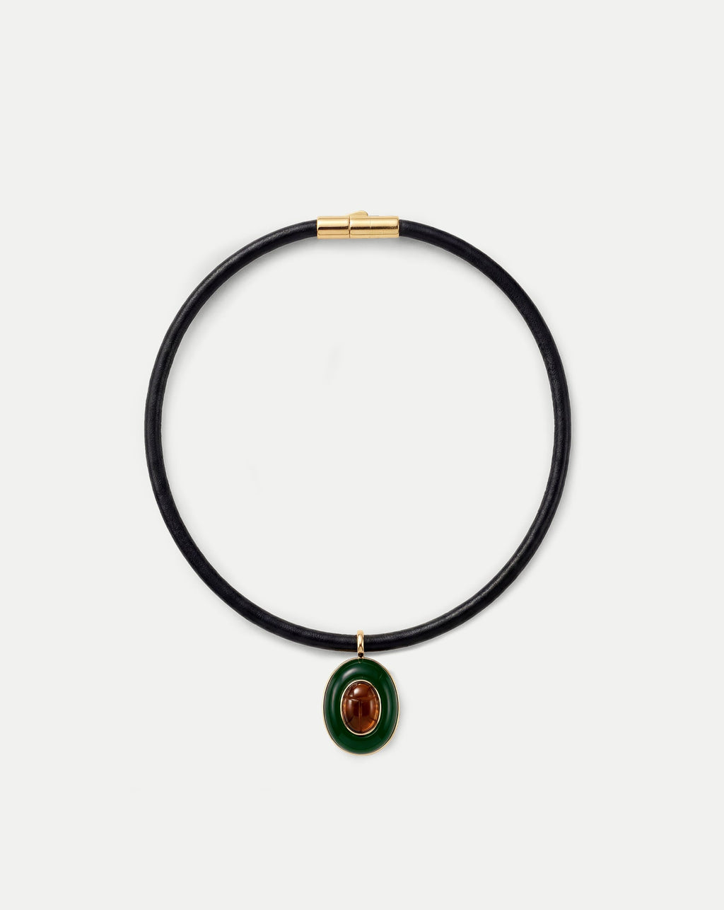 Collier pendentif œil de tigre