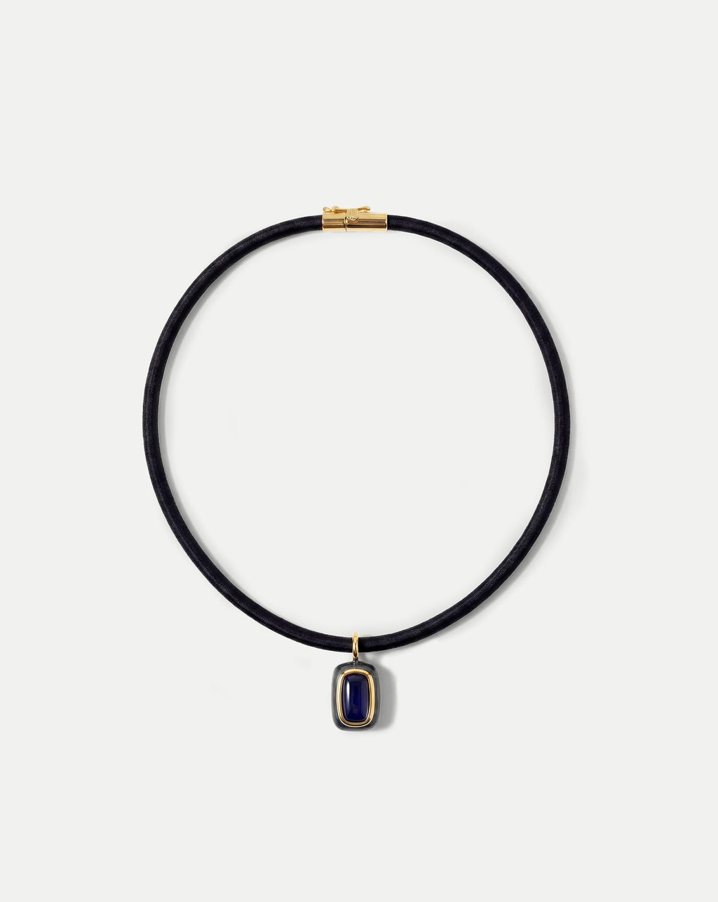 Collier pendentif doublet rectangulaire