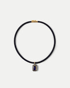 Collier pendentif doublet rectangulaire