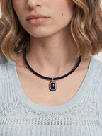 Collier pendentif doublet rectangulaire