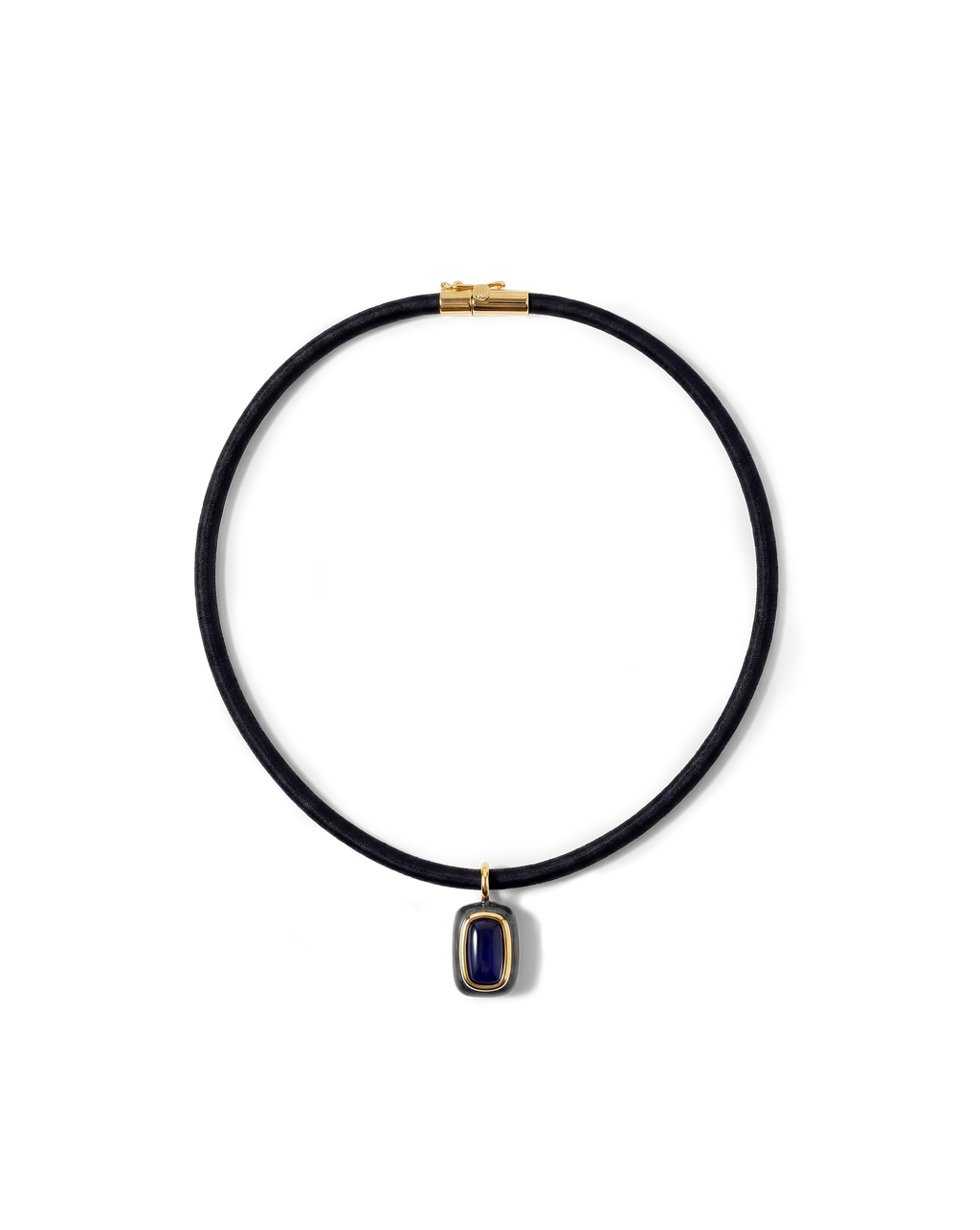 Collier pendentif doublet rectangulaire