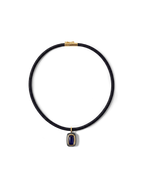 Collier pendentif doublet rectangulaire