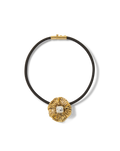 Collier cordon pendentif floral