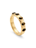 Jonc cabochon en œil-de-tigre