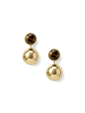 Boucles d'oreilles pendantes œil de tigre