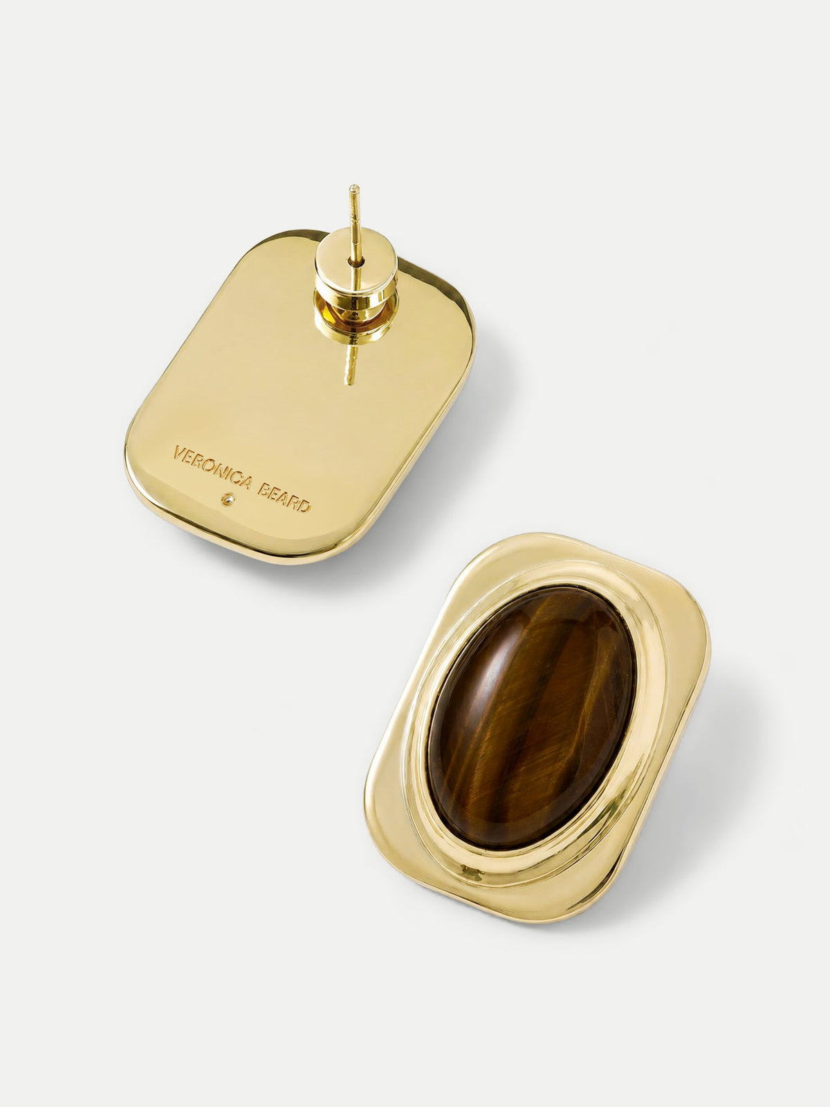 Tiger's Eye Post Earring