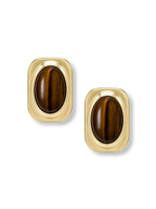Tiger's Eye Post Earring